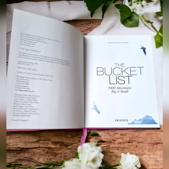 The Bucket List ~ 1000 Adventures Big & Small Hardcover Book With Dustcover - Picture 4 of 4